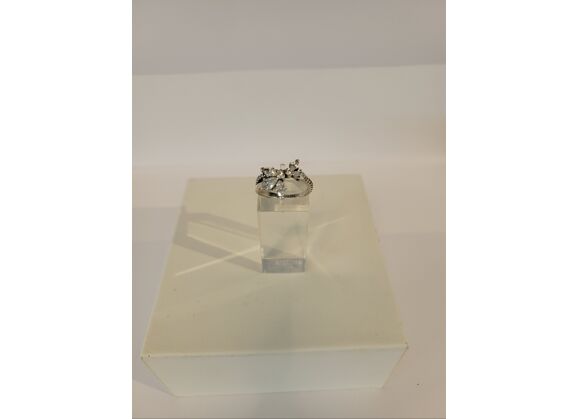 Image Bague Argent Oxyde de zirconium