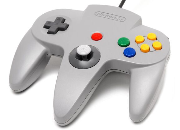 Image Acc. de jeux vidéo Manette Filaire Noir Nintendo 64