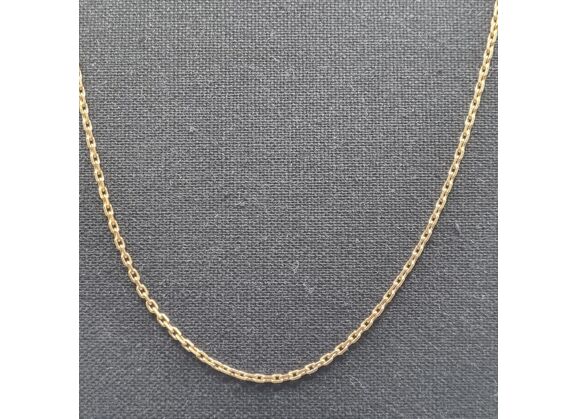 Image Collier Or jaune Maille forçat