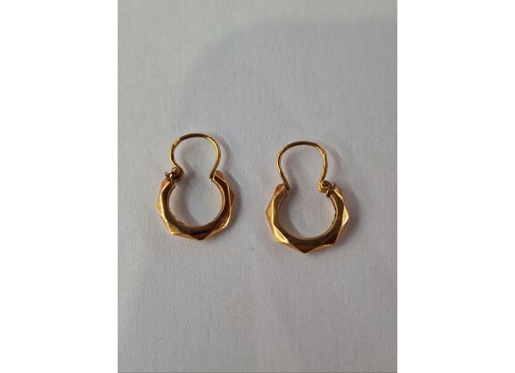 Image Boucles d'oreilles Créoles Or jaune