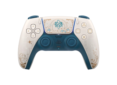 Image Acc. de jeux vidéo SONY Manette Sans fil Beige Edition limitée Genshin Impact PS5