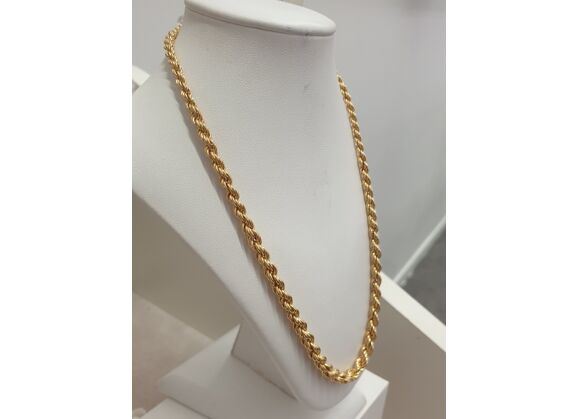 Image Collier Or jaune Maille royale