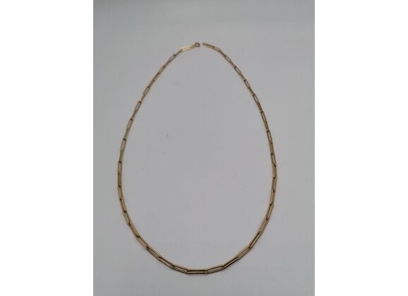 Image Collier Or jaune Maille trombone