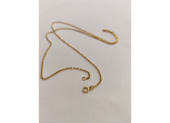 Image Collier Or jaune Maille forçat
