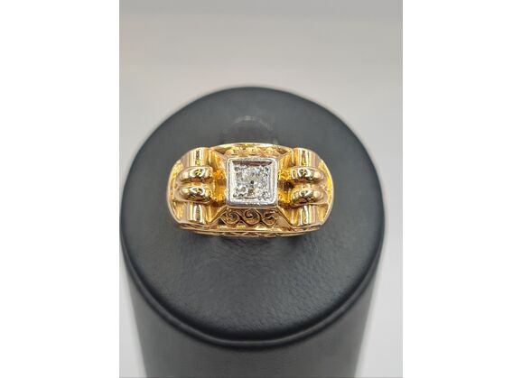 Image Bague Or jaune Diamant