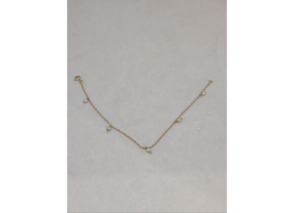 Image Bracelet Or jaune Perle