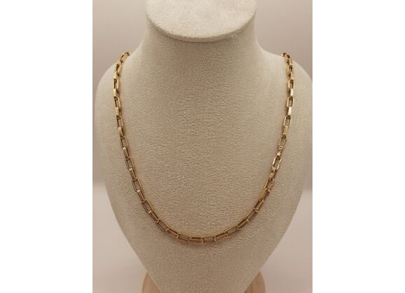 Image Collier Or jaune Maille ovale