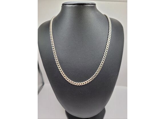 Image Collier Argent Maille gourmette