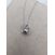 Image Collier Or blanc Diamant Perle