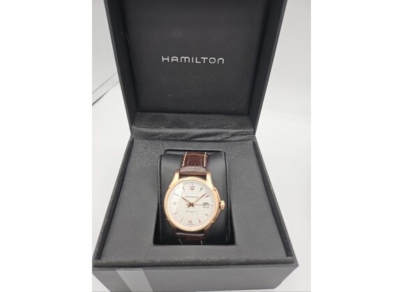 Image Montre Homme HAMILTON Montre hamilton jazzmaster viewmatic Cuir Marron 40 mm