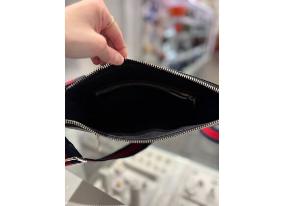 Image Sac à main GUCCI Messenger Pochette Cuir Toile