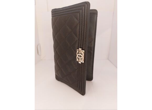 Image Portefeuille CHANEL Cuir Noir