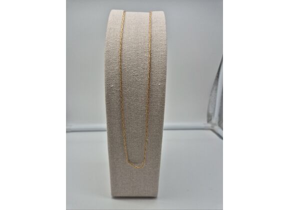 Image Collier Or jaune Maille corde