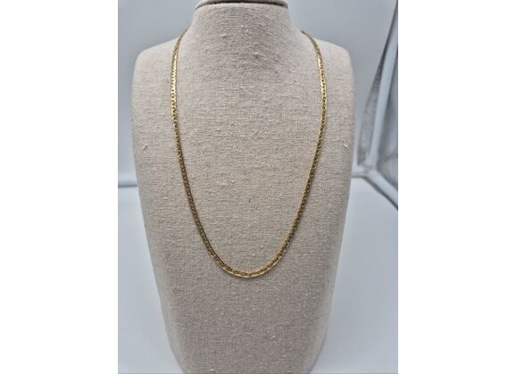 Image Collier Or jaune Maille haricot