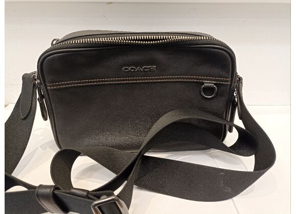 Image Sac à main COACH Porté épaule Cuir Noir