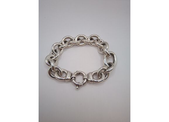 Image Bracelet Argent Maille grosse