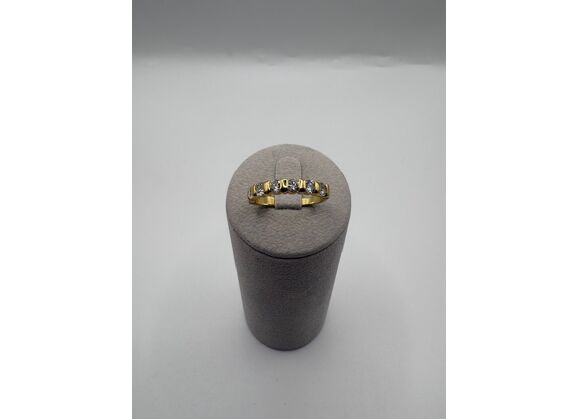 Image Bague Alliance Or jaune Diamant