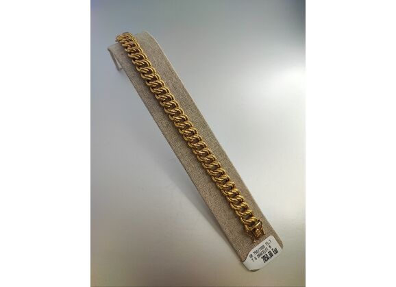 Image Bracelet Or jaune Maille américaine
