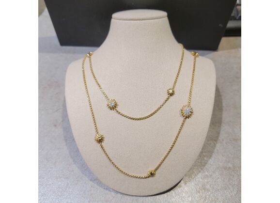 Image Collier Or jaune Diamants