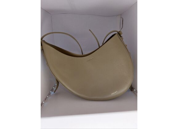 Image Sac à main SOEUR Porté épaule Cuir Vert kaki