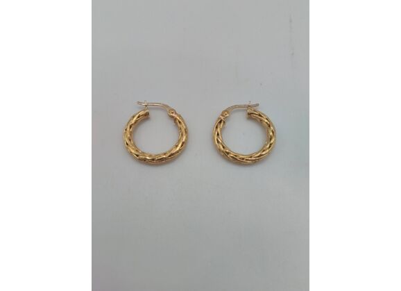Image Boucles d'oreilles Créoles Or jaune