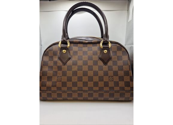 Image Sac à main LOUIS VUITTON Porté main Toile enduite Marron