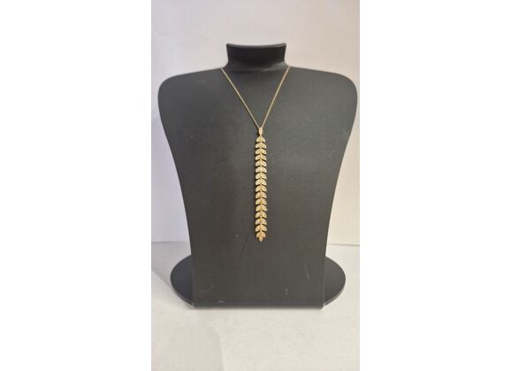 Image Collier Or jaune Diamant Maille forçat