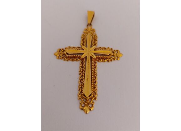 Image Pendentif Croix Or jaune