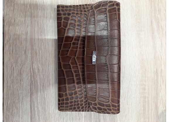 Image Portefeuille LONGCHAMP Cuir Marron