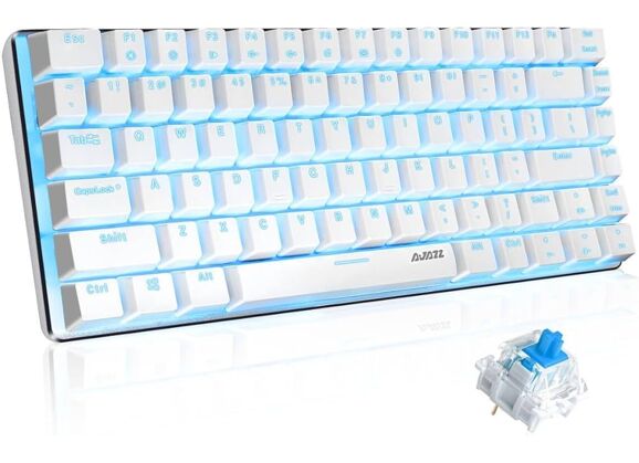 Image Clavier AJAZZ Nacodex Sans fil Blanc