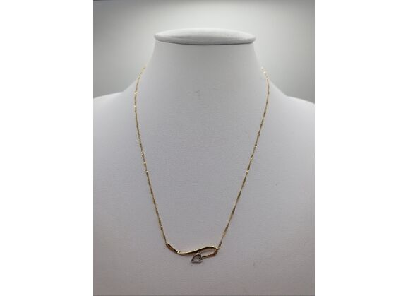 Image Collier Or jaune Or blanc
