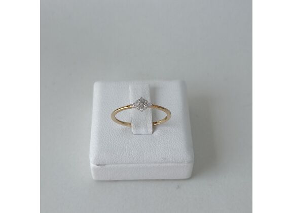Image Bague Or jaune Diamant