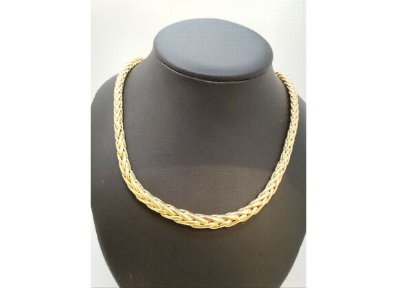 Image Collier Or jaune Maille palmier