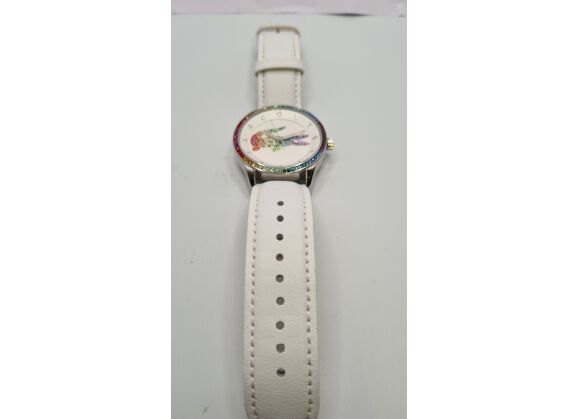 Image Montre Femme LACOSTE Montre lacoste victoria Cuir Blanc 40mm mm