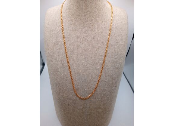 Image Collier Or jaune Maille fine