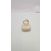 Image Bague Or blanc Oxydes de zirconium