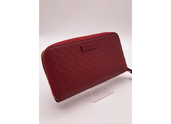 Image Portefeuille Micro Guccissima Cuir Rouge