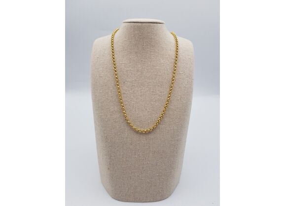 Image Collier Or jaune Maille jaseron