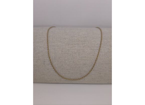 Image Collier Or jaune Maille torsadée
