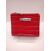 Image Portefeuille Roseau Compact Cuir Rouge