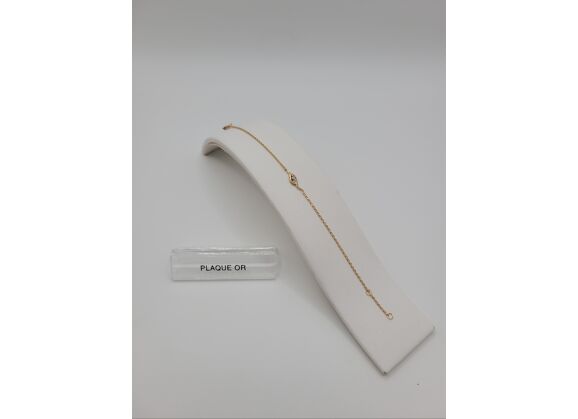 Image Bracelet Plaqué or Oxydes de zirconium