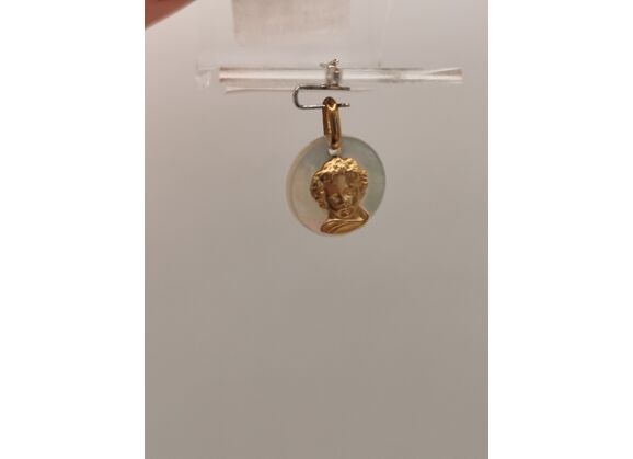 Image Pendentif Or jaune Nacre