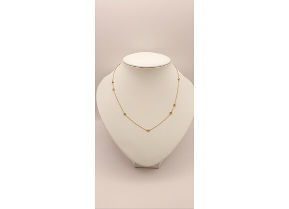 Image Collier Or jaune Diamants
