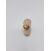 Image Bague Or rose Pierre blanche