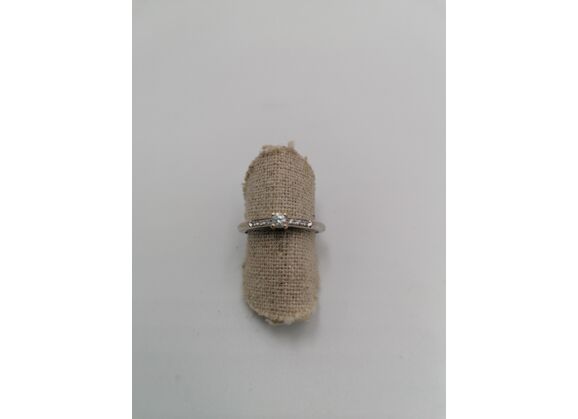 Image Bague Tu es le Sel de ma Vie Or blanc Diamants