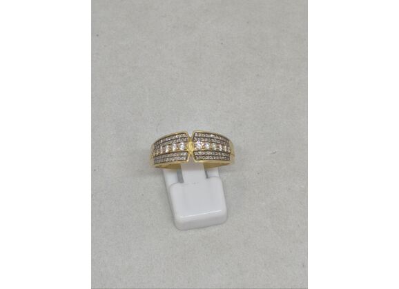Image Bague Or jaune Diamants