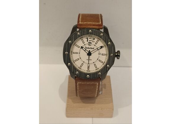 Image Montre Homme 14116J Cuir Marron 45 mm