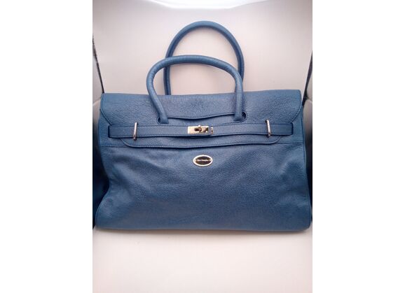 Image Sac à main MAC DOUGLAS Porté épaule Cuir Bleu