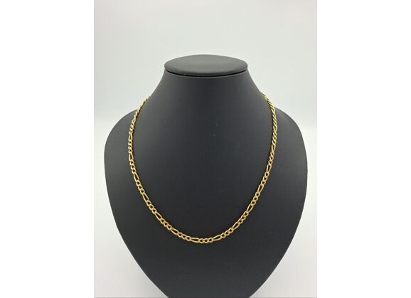 Image Collier Or jaune Maille figaro