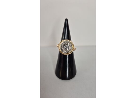 Image Bague Or jaune Diamants